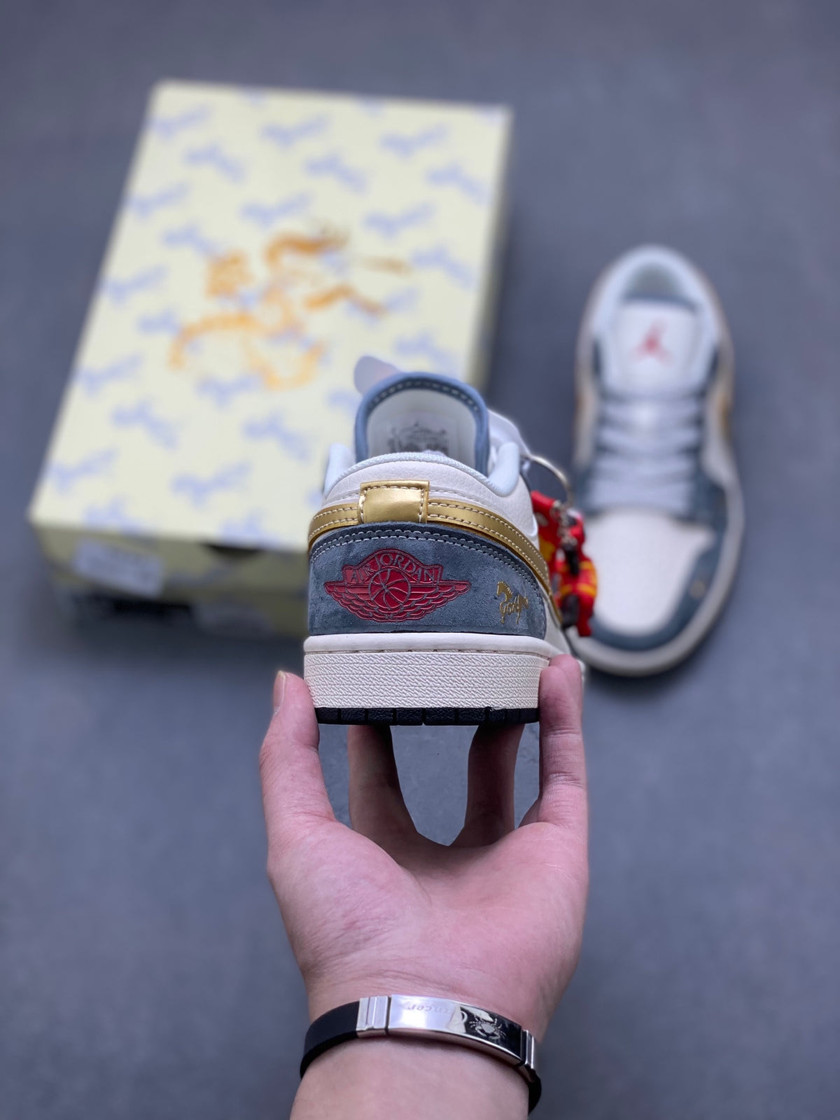 Fragment x Travis Scott x Dior x Nike Air Jordan 1 Low - Image 4