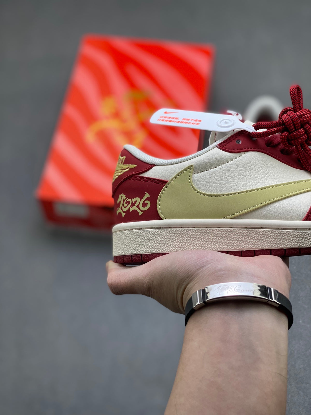 Fragment x Travis Scott x Dior x Nike Air Jordan 1 Low - Image 5