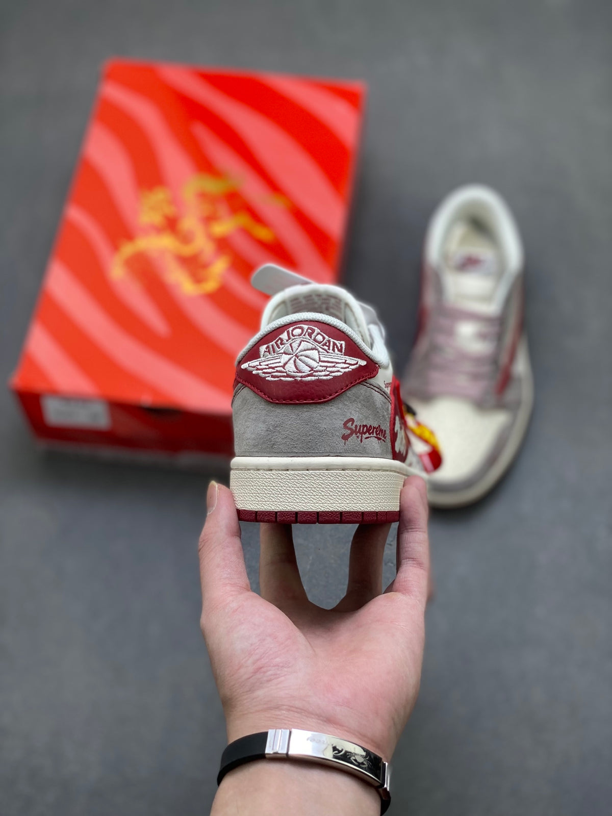 Fragment x Travis Scott x Dior x Nike Air Jordan 1 Low - Image 4