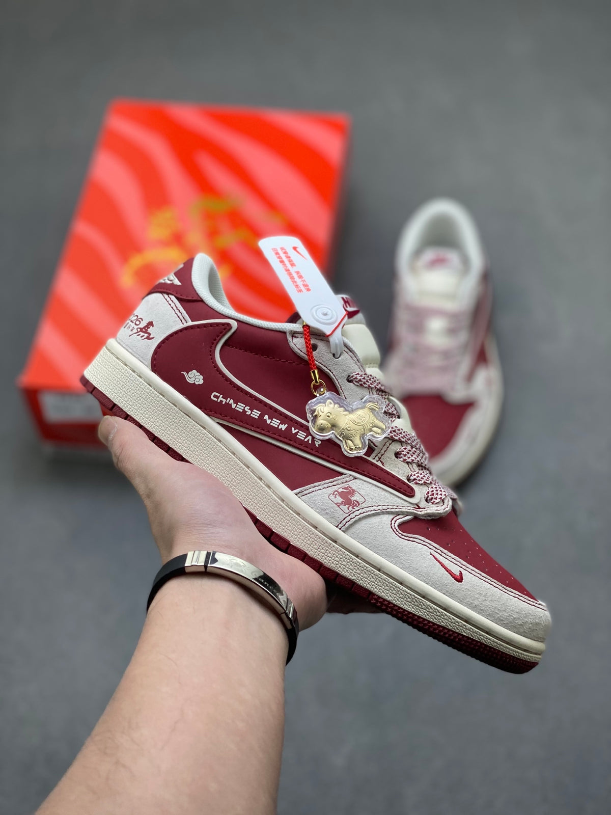 Fragment x Travis Scott x Dior x Nike Air Jordan 1 Low - Image 1