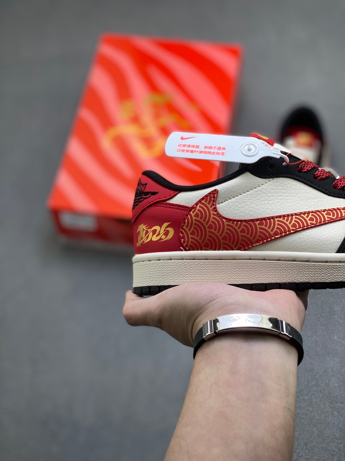 Fragment x Travis Scott x Dior x Nike Air Jordan 1 Low - Image 5