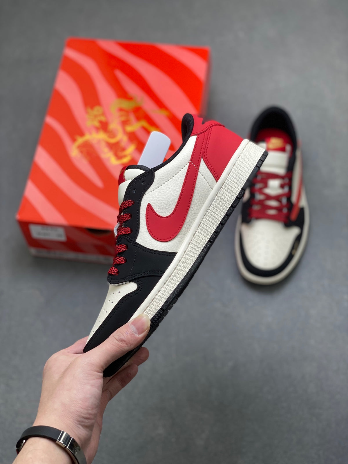 Fragment x Travis Scott x Dior x Nike Air Jordan 1 Low - Image 3