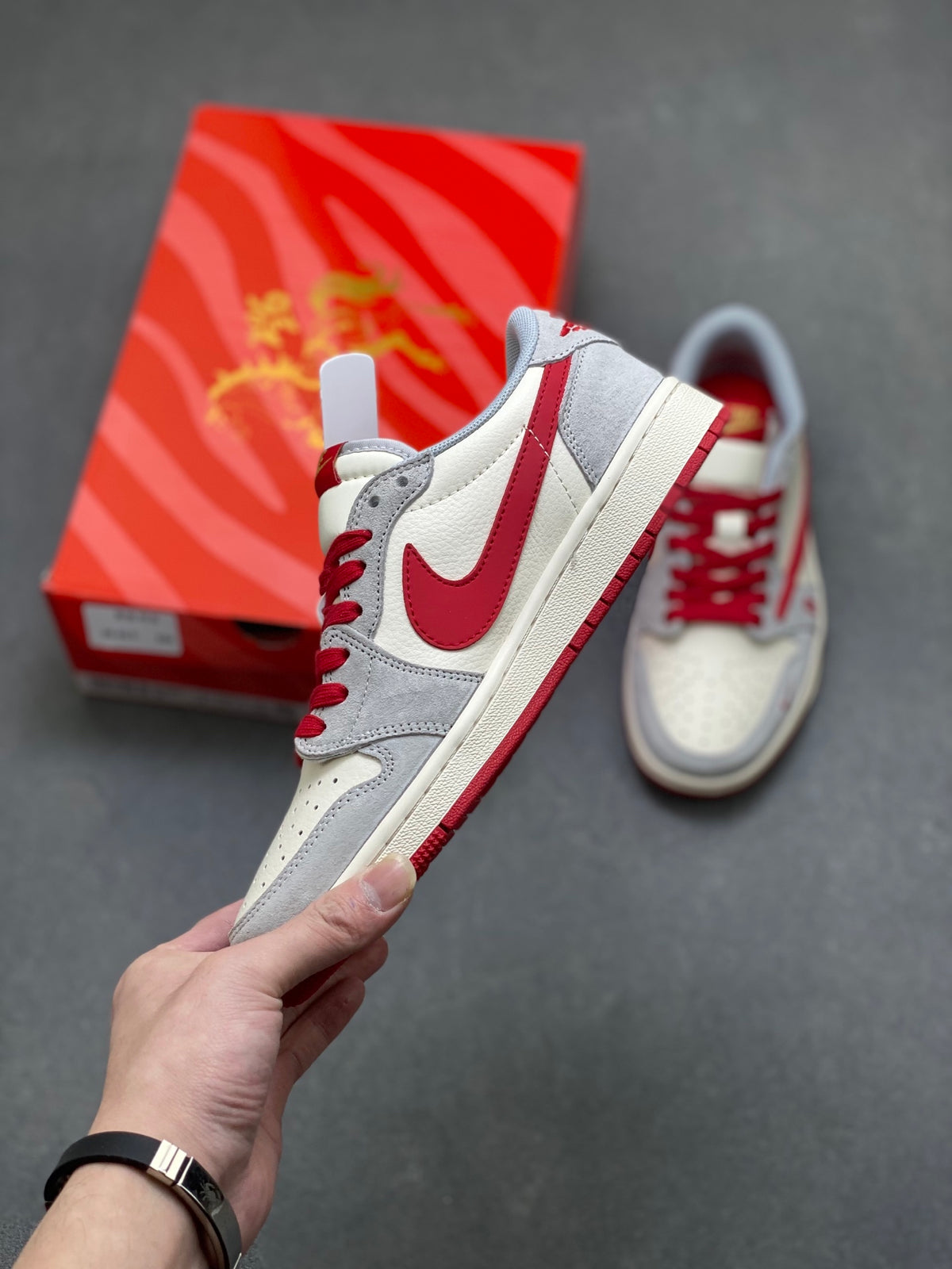 Fragment x Travis Scott x Dior x Nike Air Jordan 1 Low - Image 3