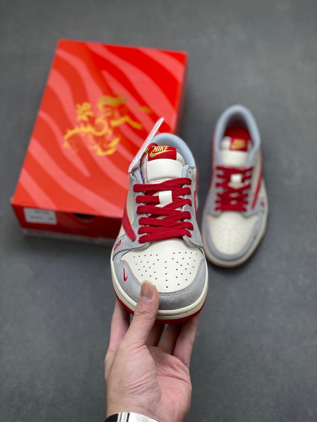 Fragment x Travis Scott x Dior x Nike Air Jordan 1 Low - Image 2