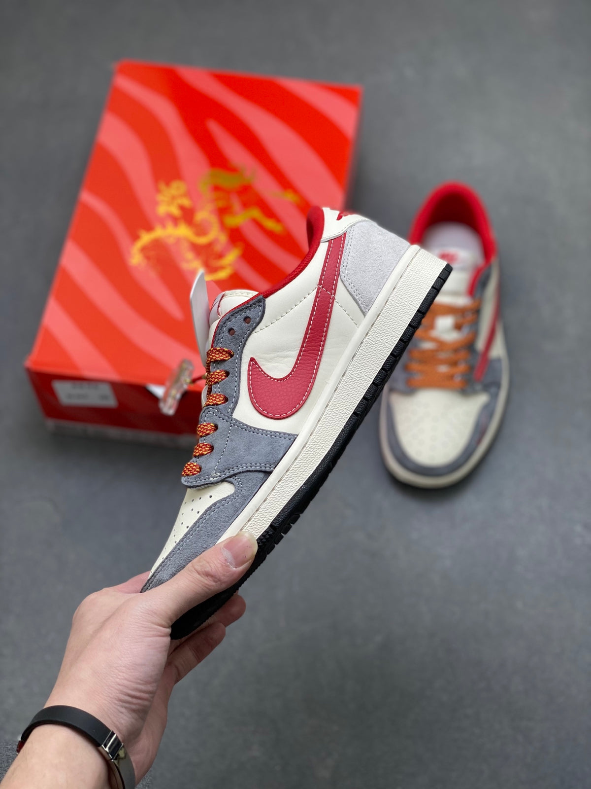 Fragment x Travis Scott x Dior x Nike Air Jordan 1 Low - Image 3