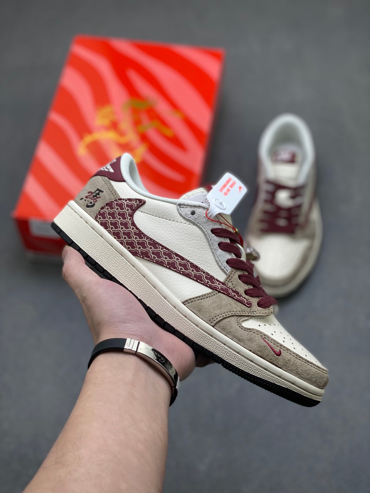 Fragment x Travis Scott x Dior x Nike Air Jordan 1 Low - Image 1