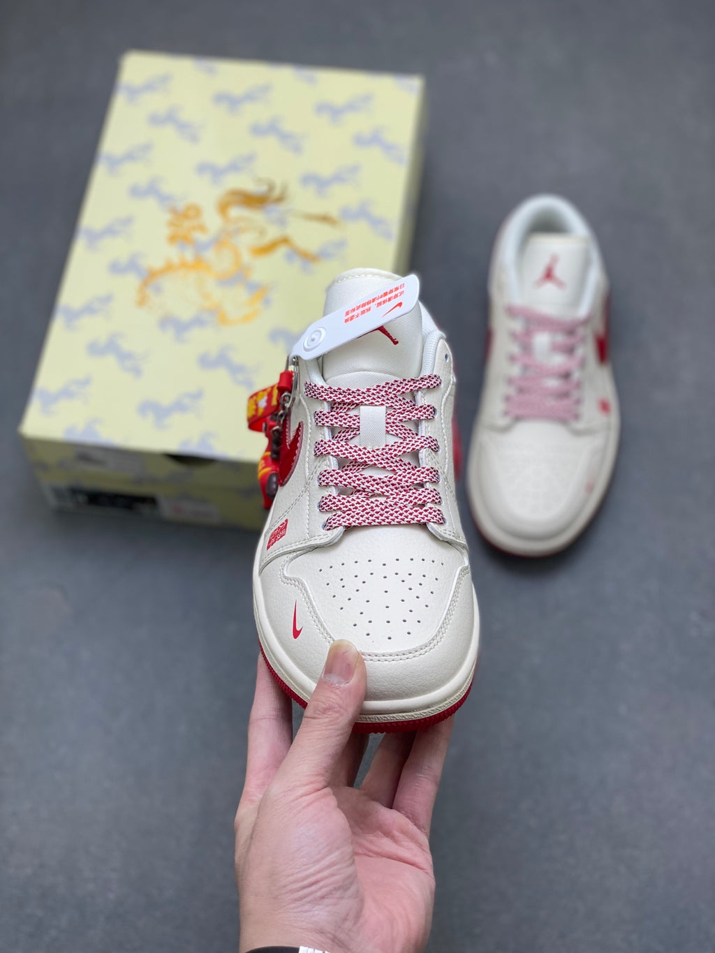 Fragment x Travis Scott x Dior x Nike Air Jordan 1 Low - Image 2
