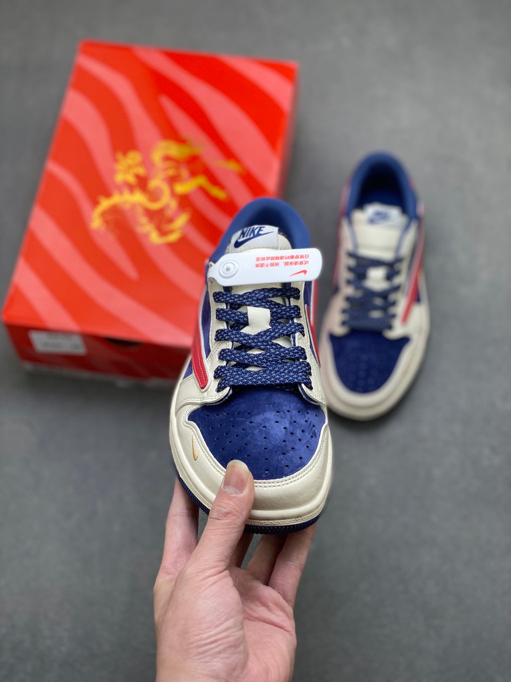 Fragment x Travis Scott x Dior x Nike Air Jordan 1 Low - Image 2