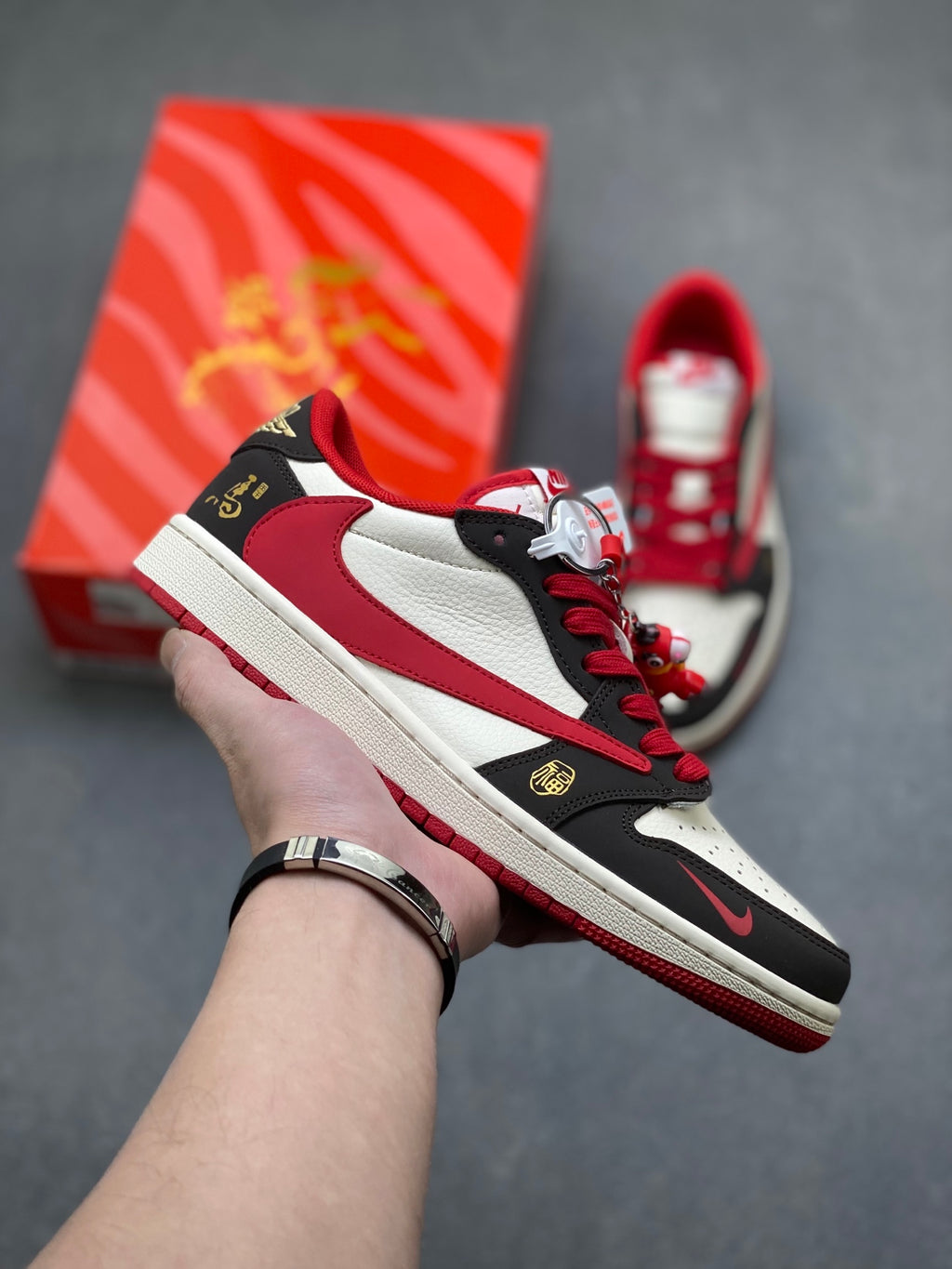 Fragment x Travis Scott x Dior x Nike Air Jordan 1 Low - Image 1