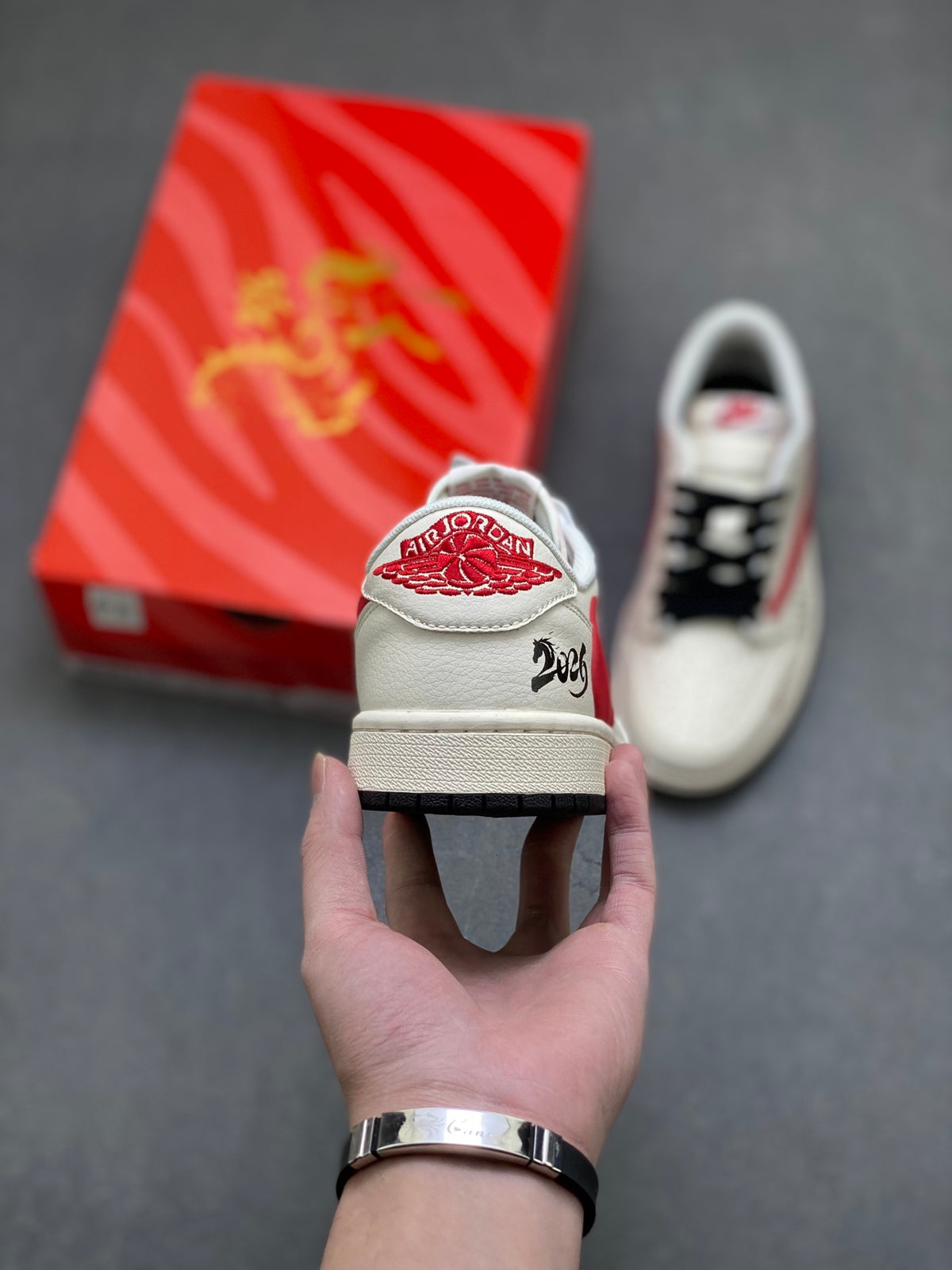 Fragment x Travis Scott x Dior x Nike Air Jordan 1 Low - Image 4