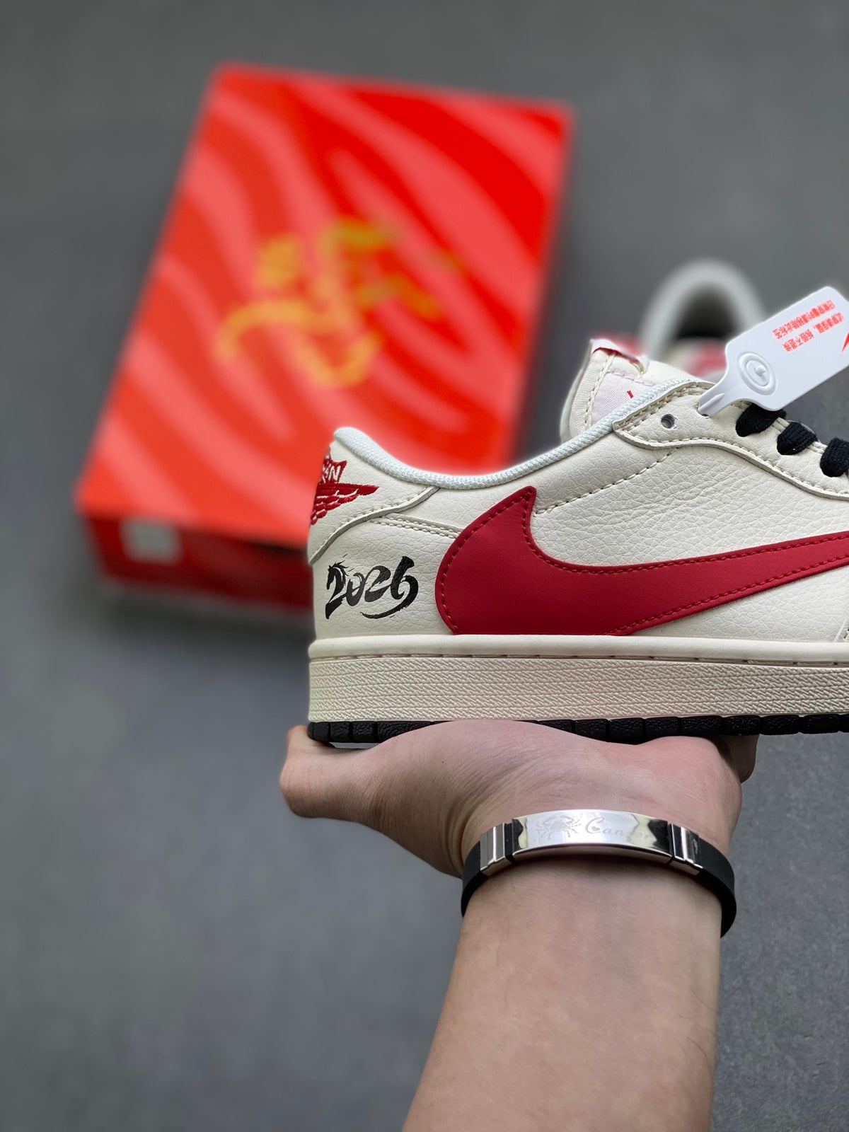 Fragment x Travis Scott x Dior x Nike Air Jordan 1 Low - Image 5
