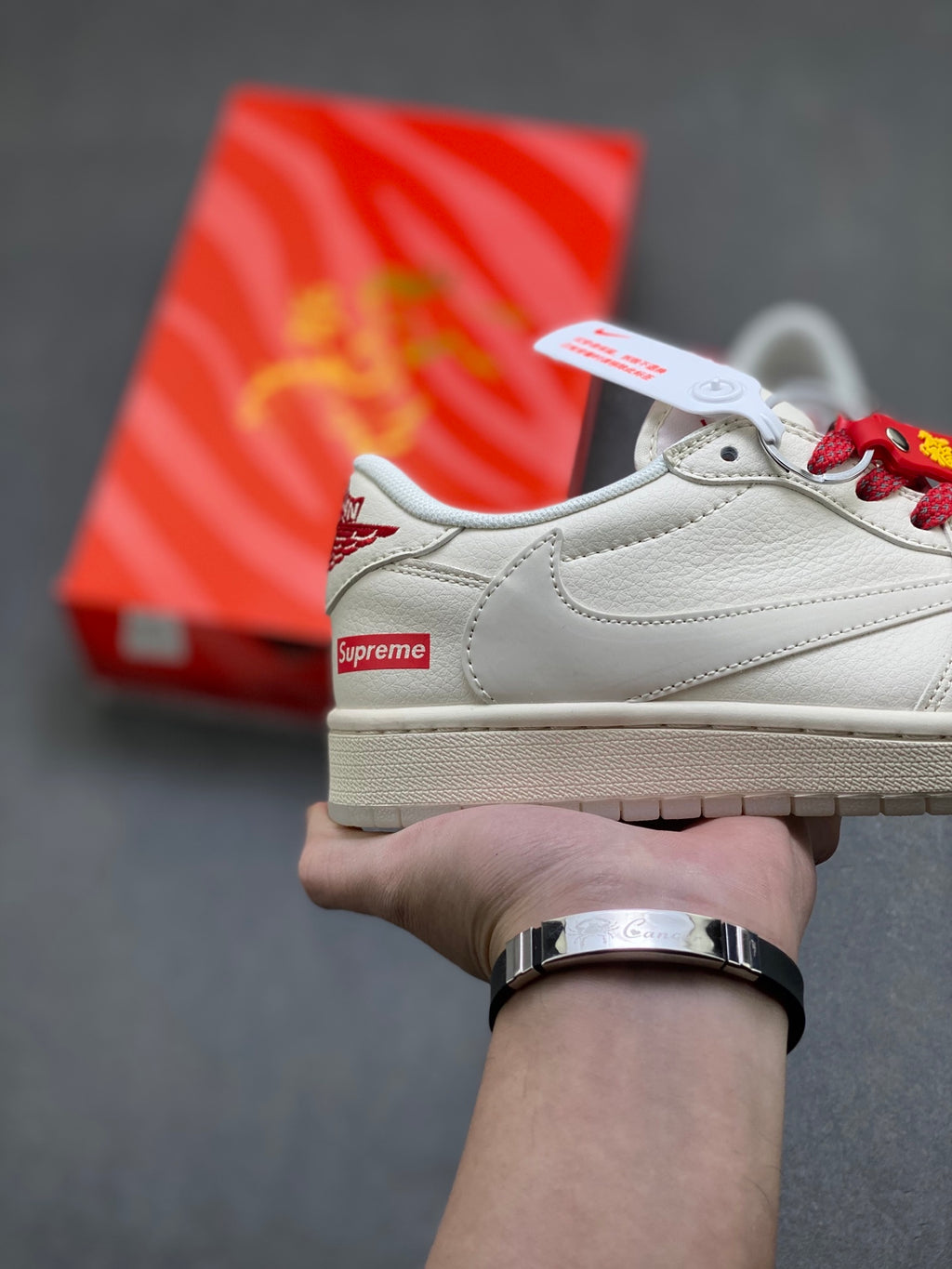 Fragment x Travis Scott x Dior x Nike Air Jordan 1 Low - Image 5
