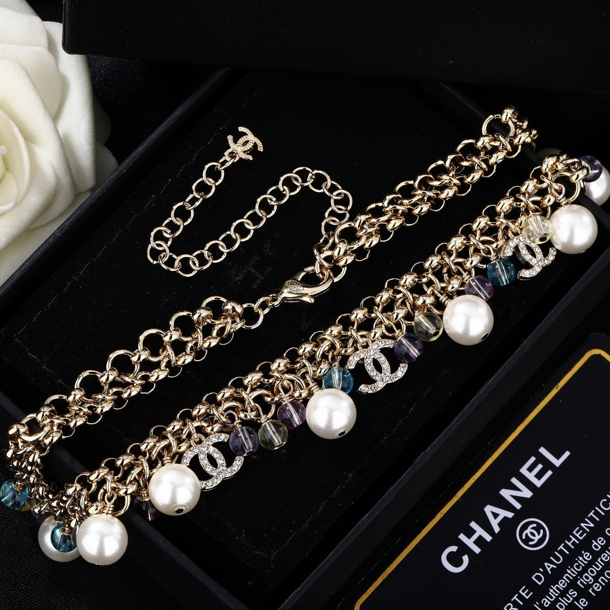 CHANEL P85 Double-C Necklace