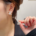 CHANEL Double-C Earrings
