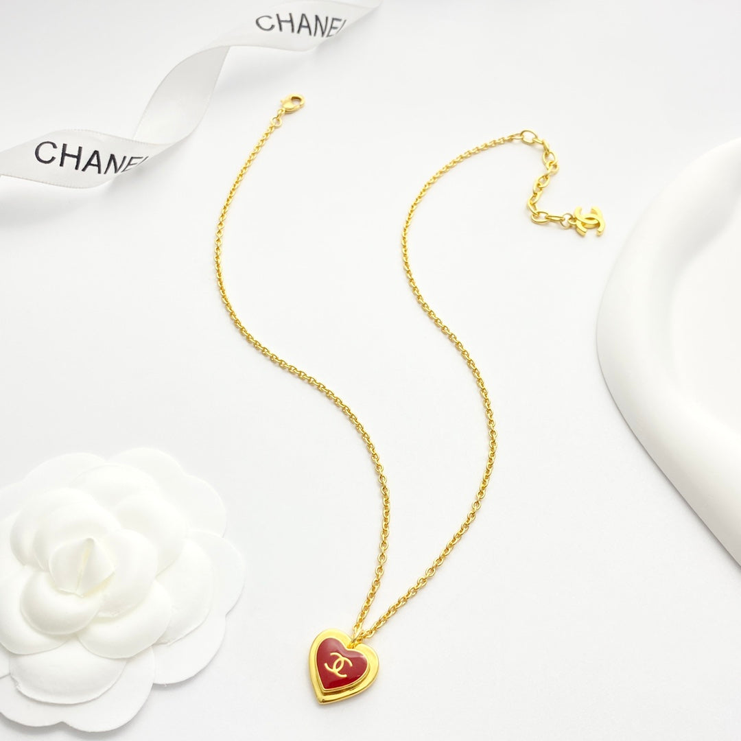 CHANEL P65 Enamel Vintage Necklace