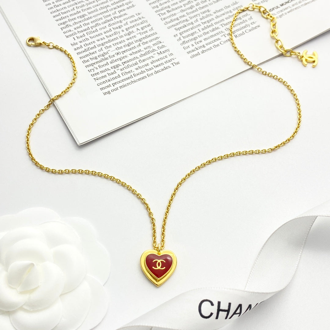 CHANEL P65 Enamel Vintage Necklace