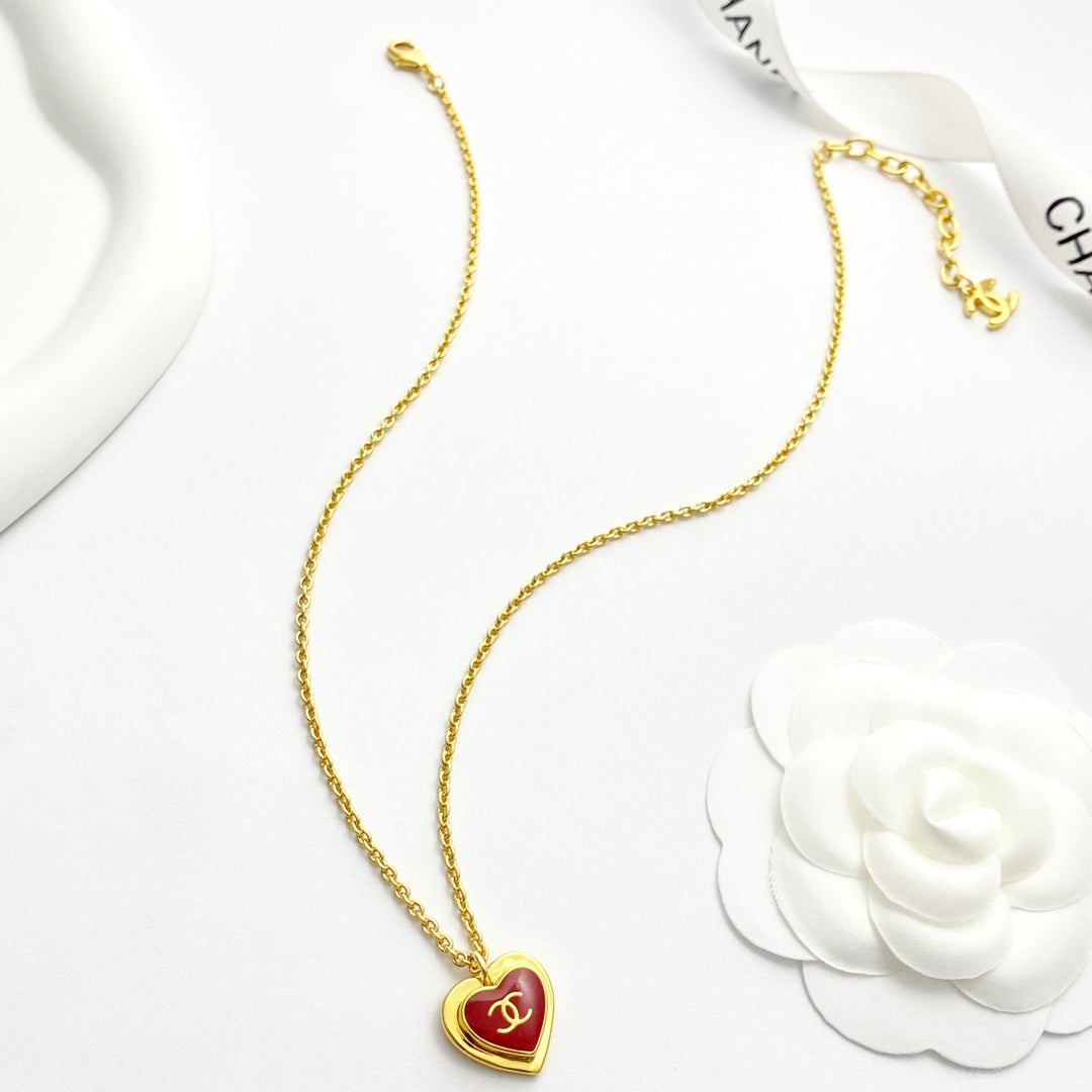 CHANEL P65 Enamel Vintage Necklace
