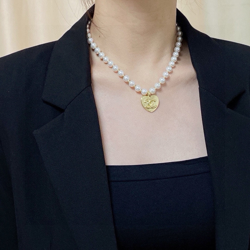 CHANEL Pearl Double-C Layered Necklace