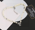 CHANEL Pearl Bow Choker Necklace