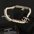CHANEL Pearl Double-C Long Necklace