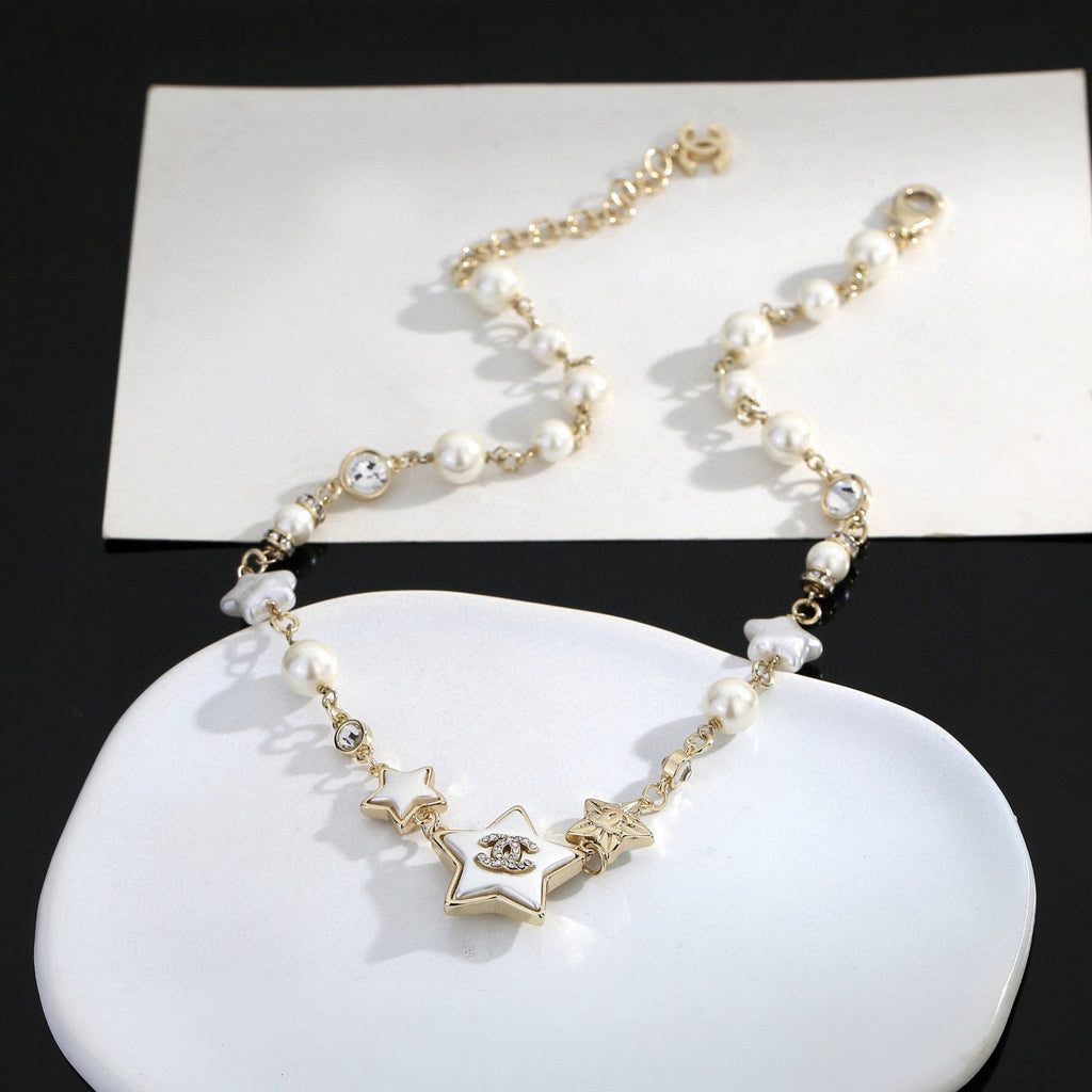 CHANEL Pearl Double-C Necklace