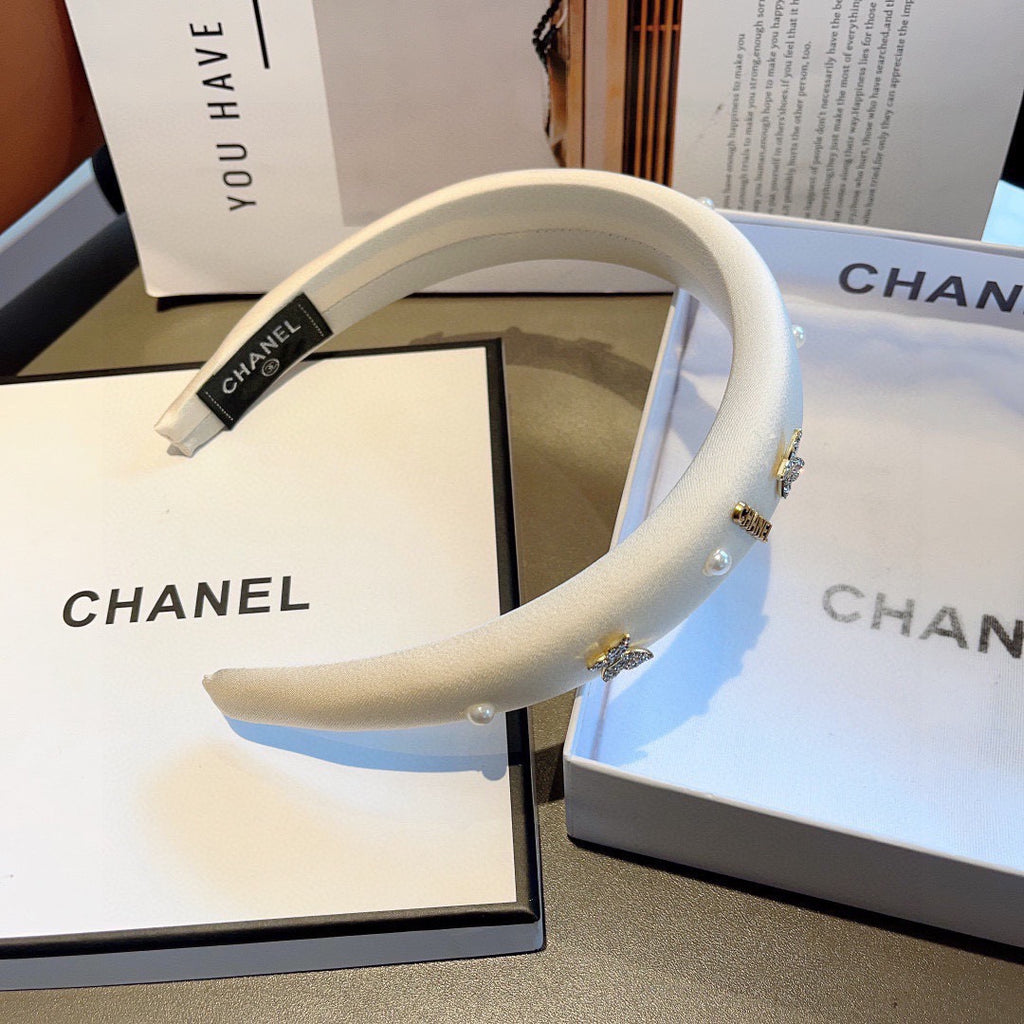 CHANEL Logo Headband