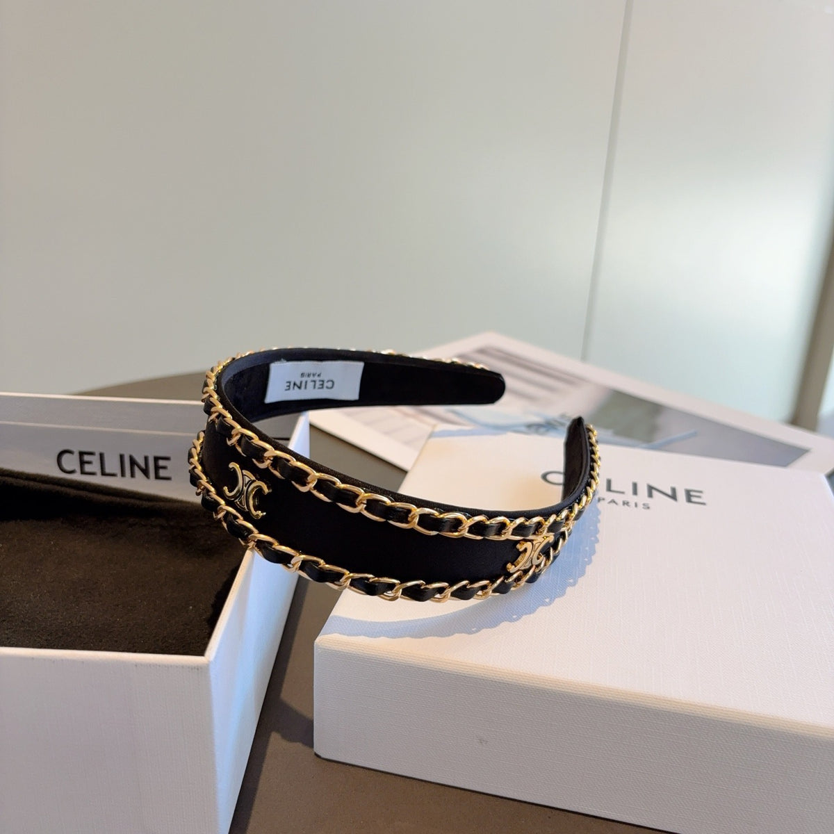 CELINE Chain Headband