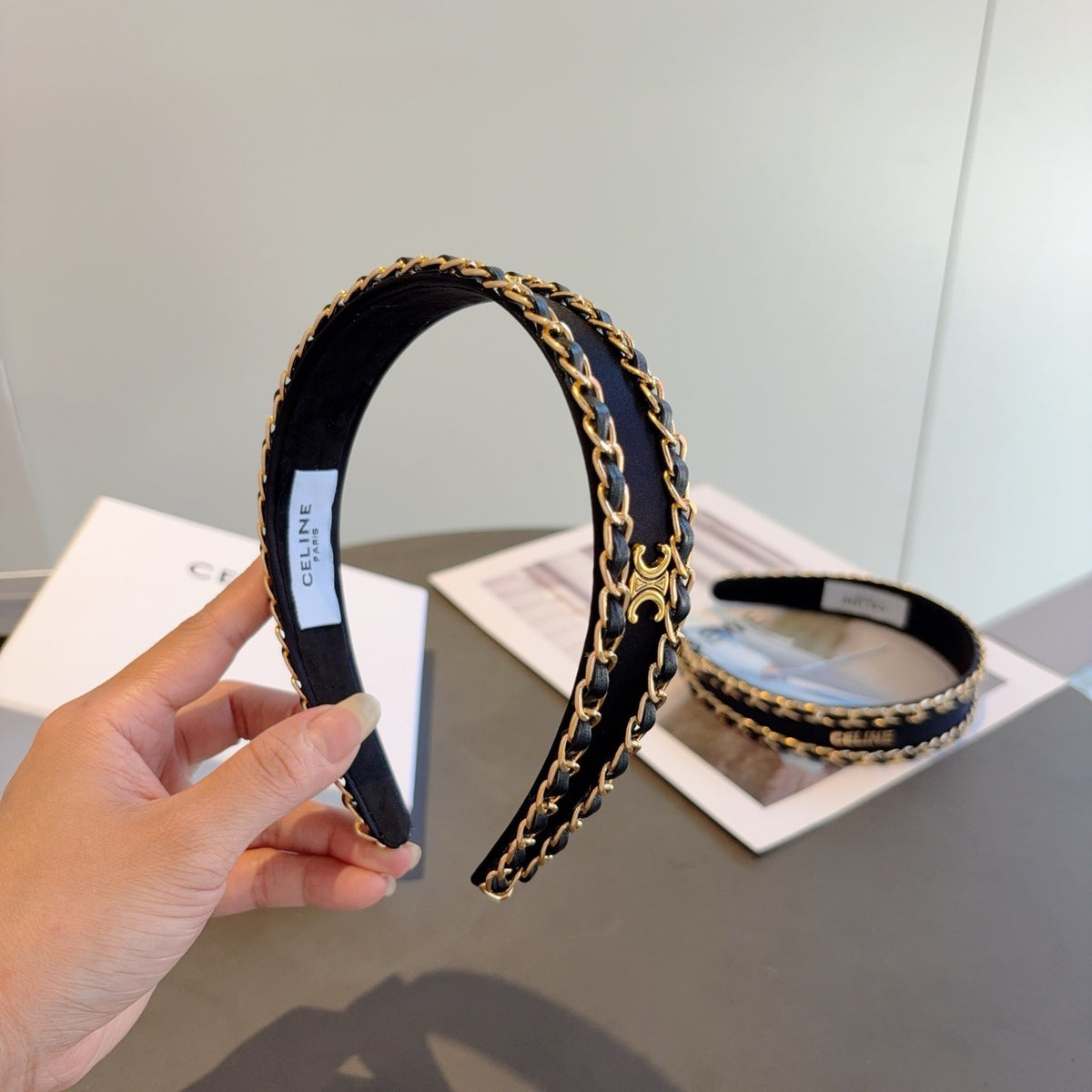 CELINE Chain Headband