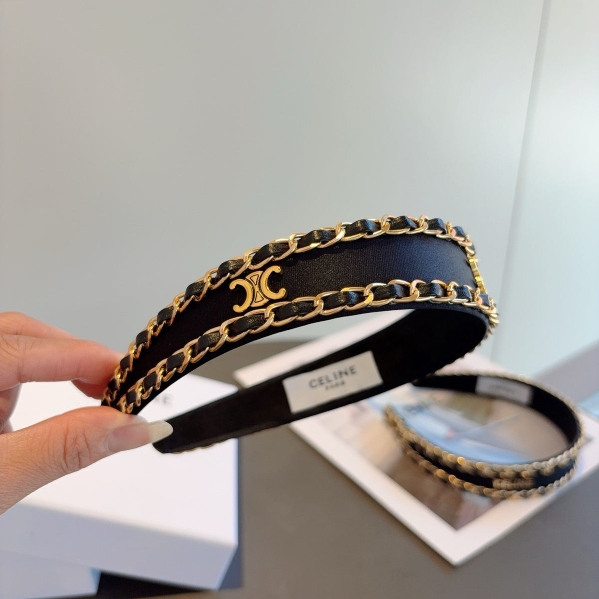 CELINE Chain Headband