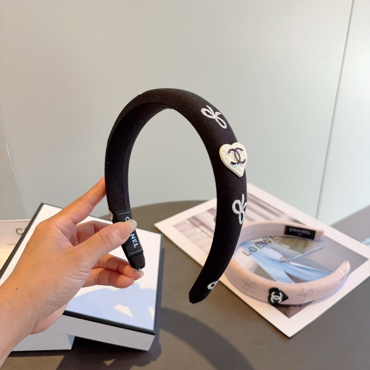 CHANEL Logo Headband