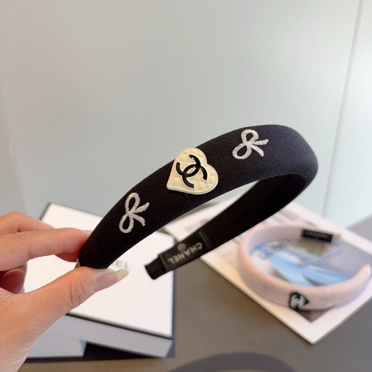 CHANEL Logo Headband