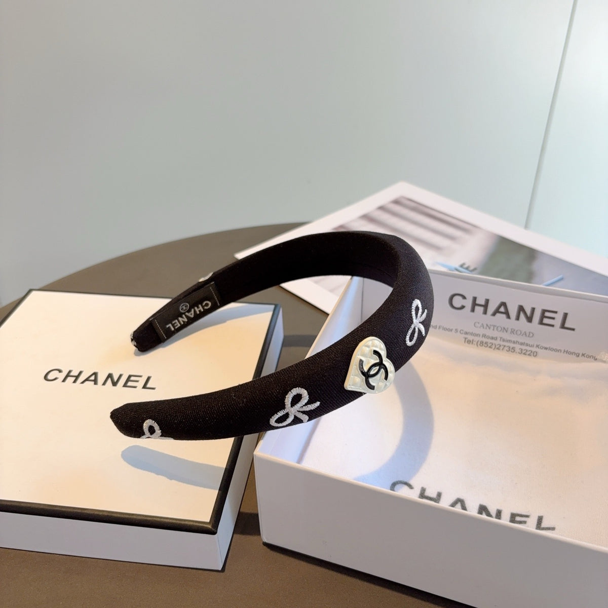 CHANEL Logo Headband