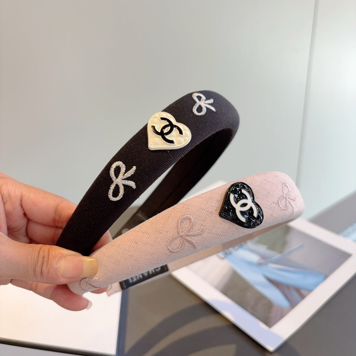 CHANEL Logo Headband