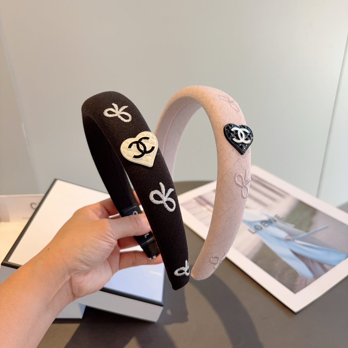 CHANEL Logo Headband