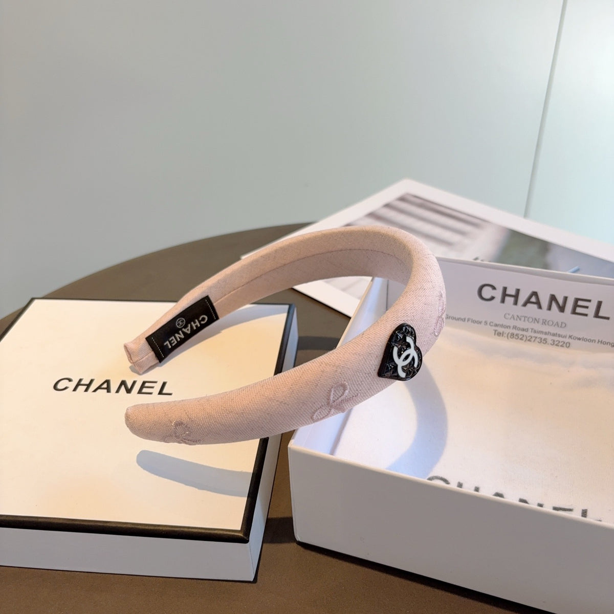 CHANEL Logo Headband