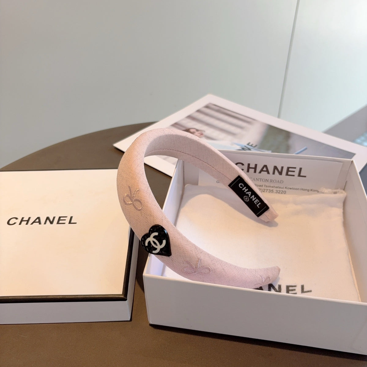 CHANEL Logo Headband