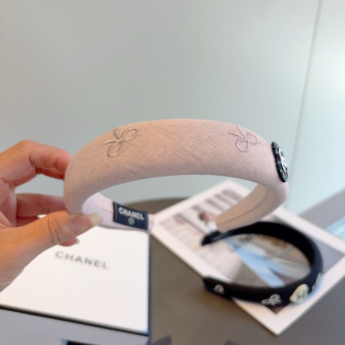CHANEL Logo Headband