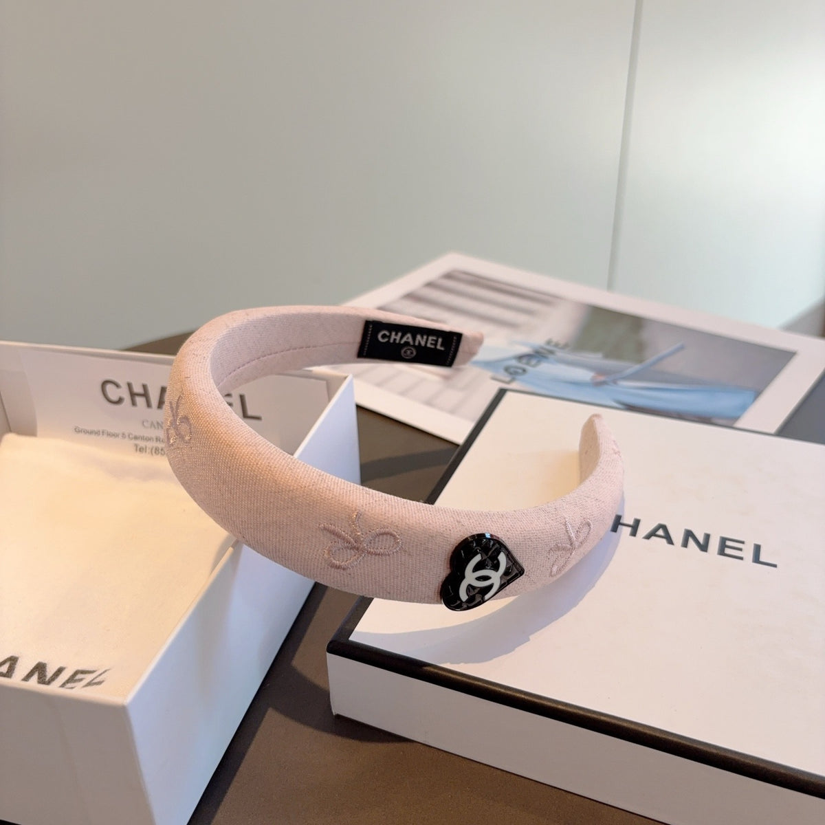 CHANEL Logo Headband