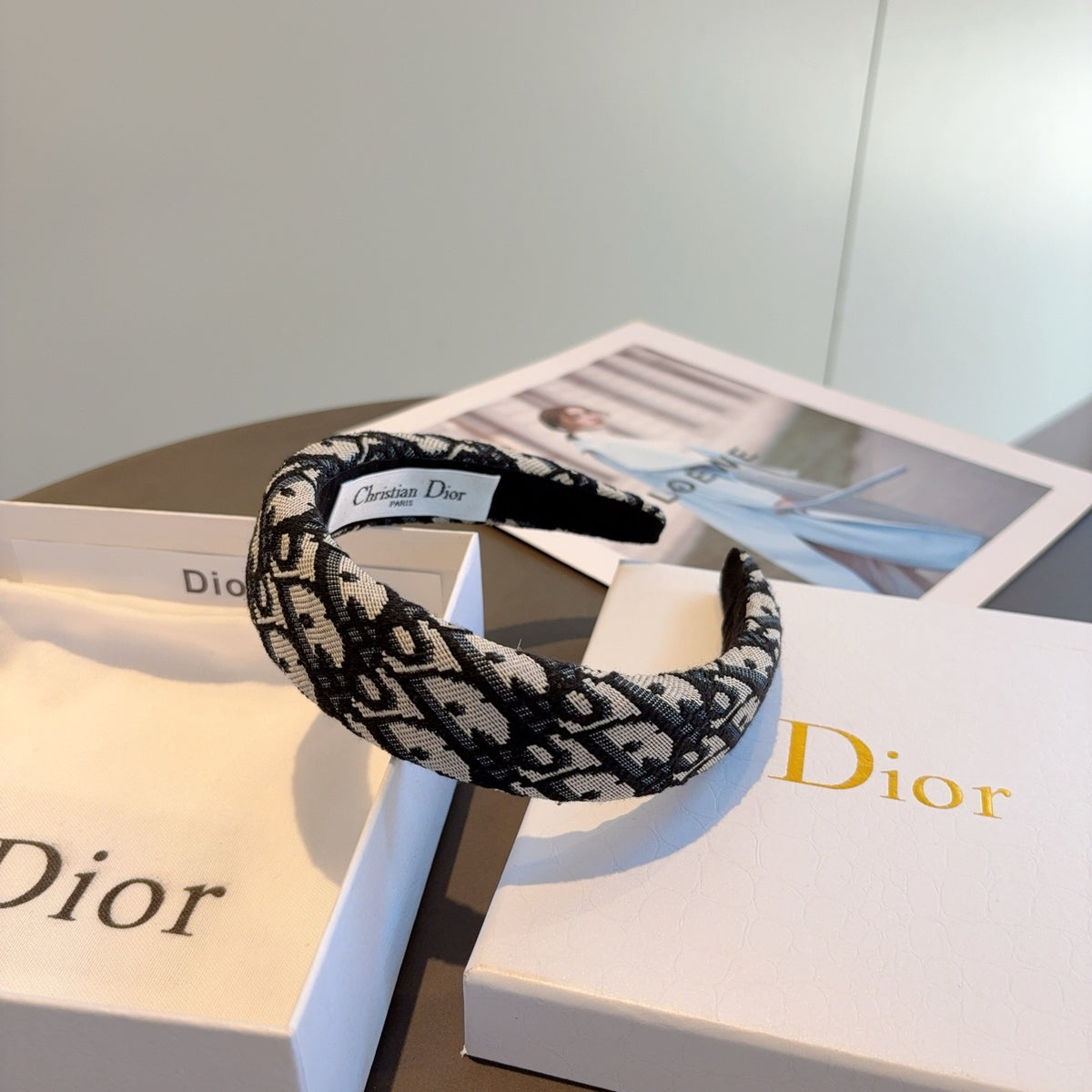 DIOR Logo Headband