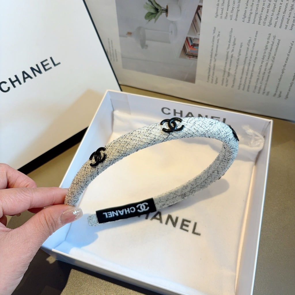 CHANEL Logo Headband