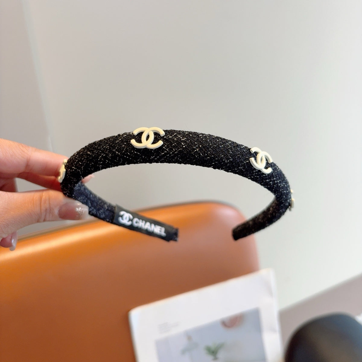 CHANEL Logo Headband