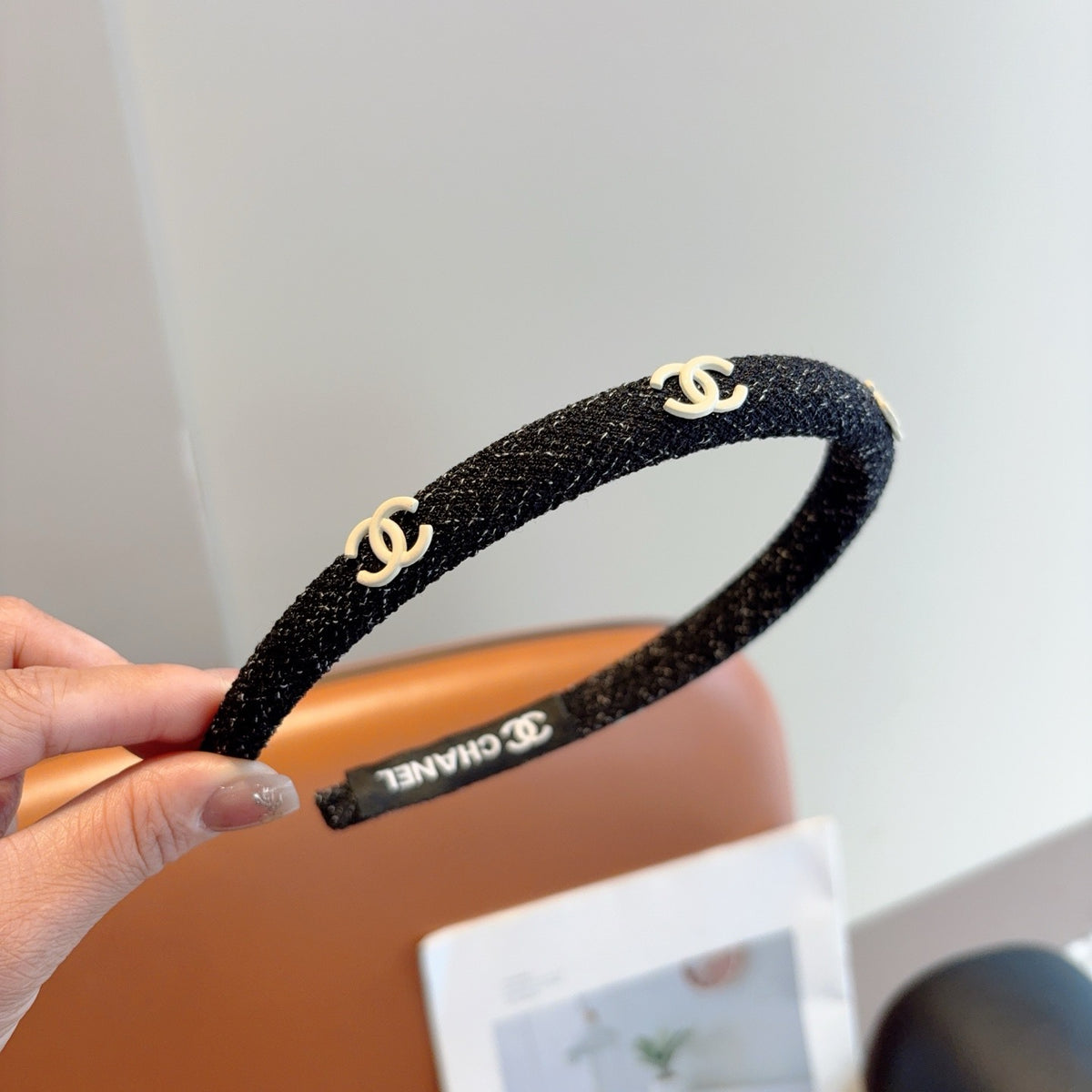 CHANEL Logo Headband