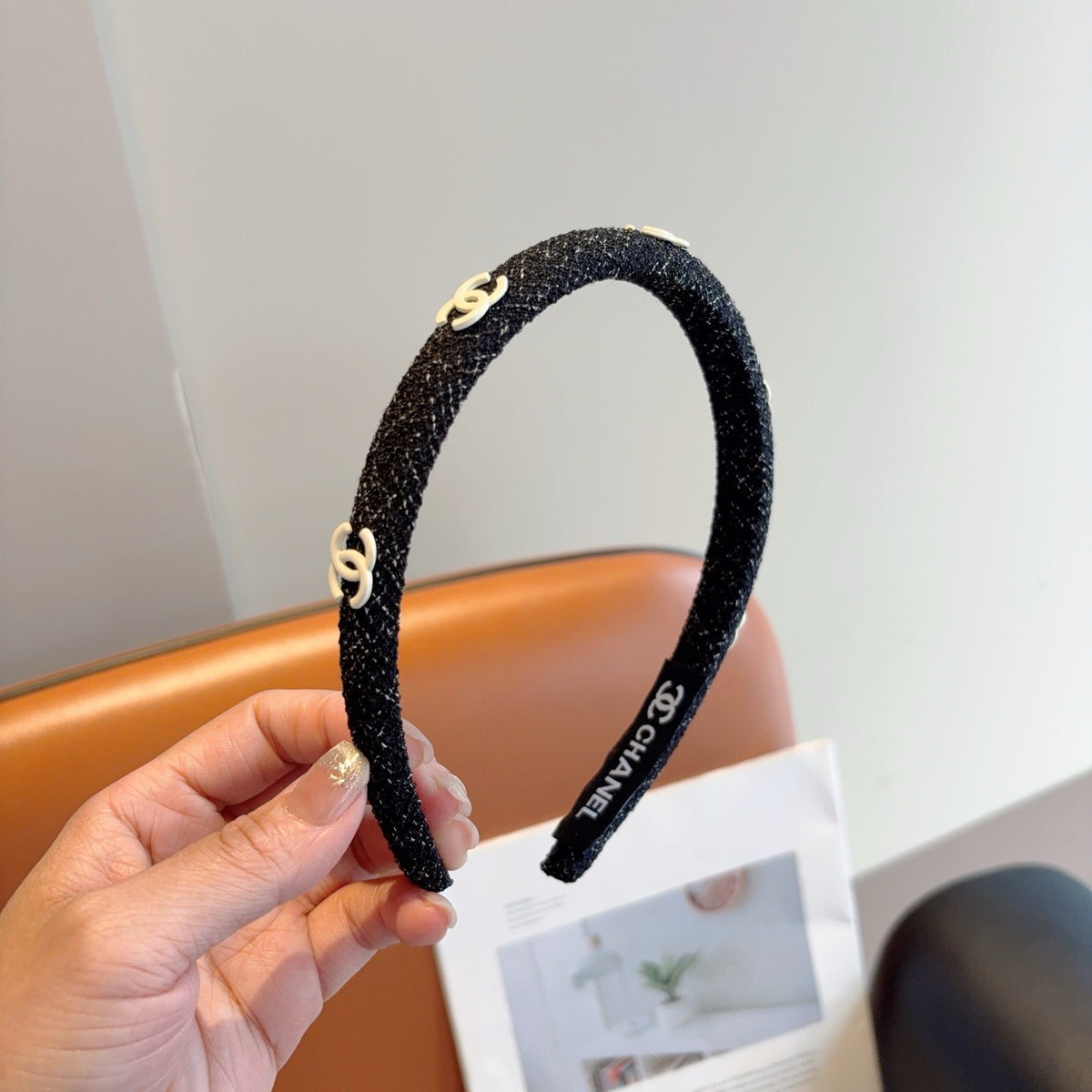 CHANEL Logo Headband