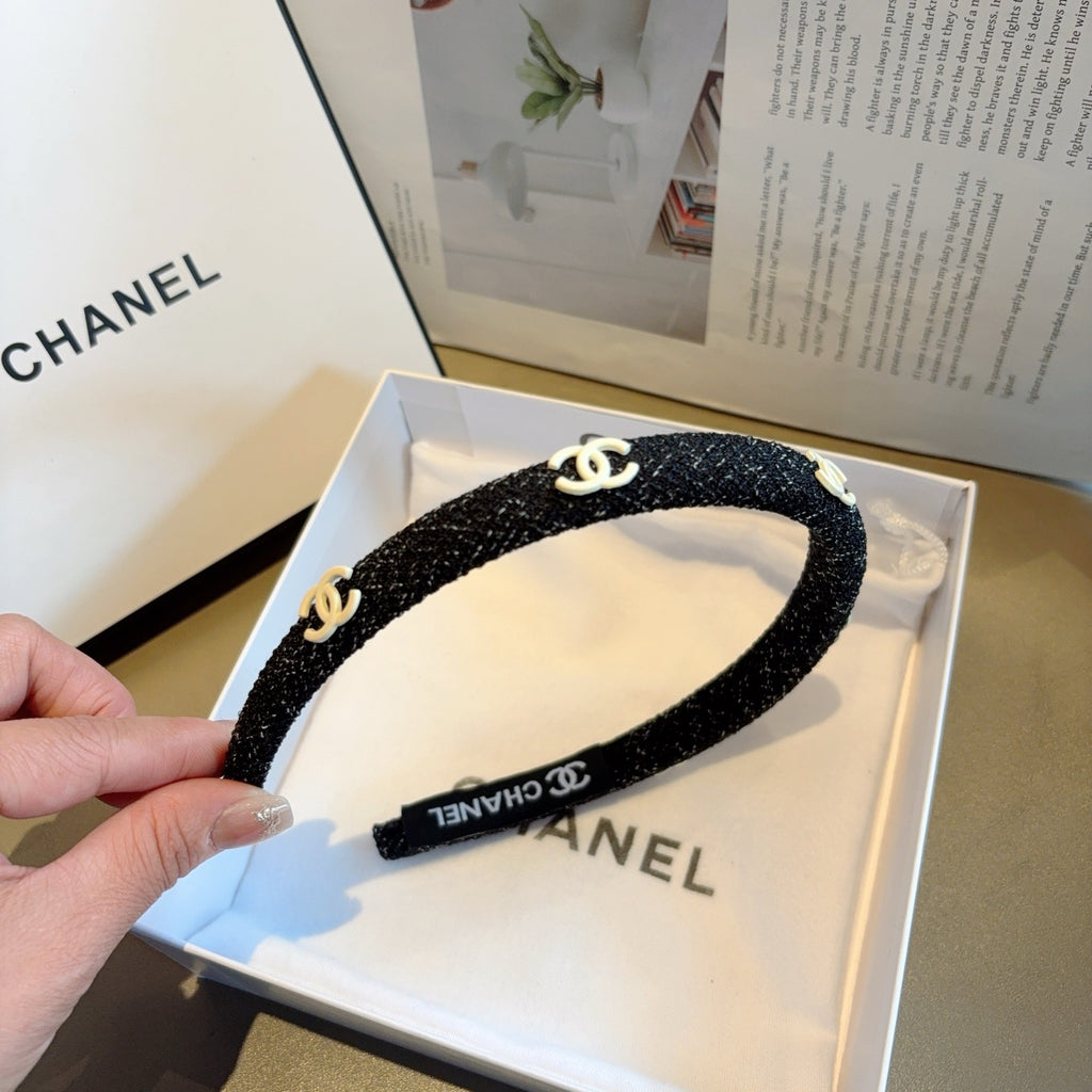 CHANEL Logo Headband