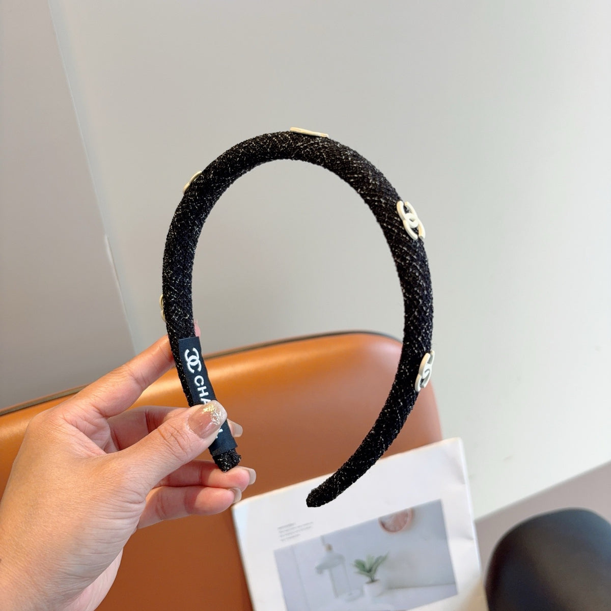CHANEL Logo Headband