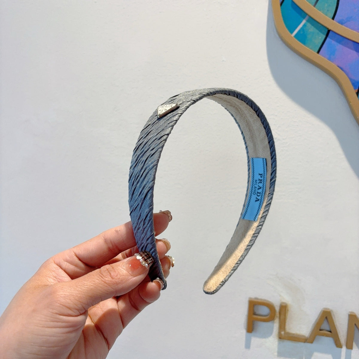 PRADA Logo Headband