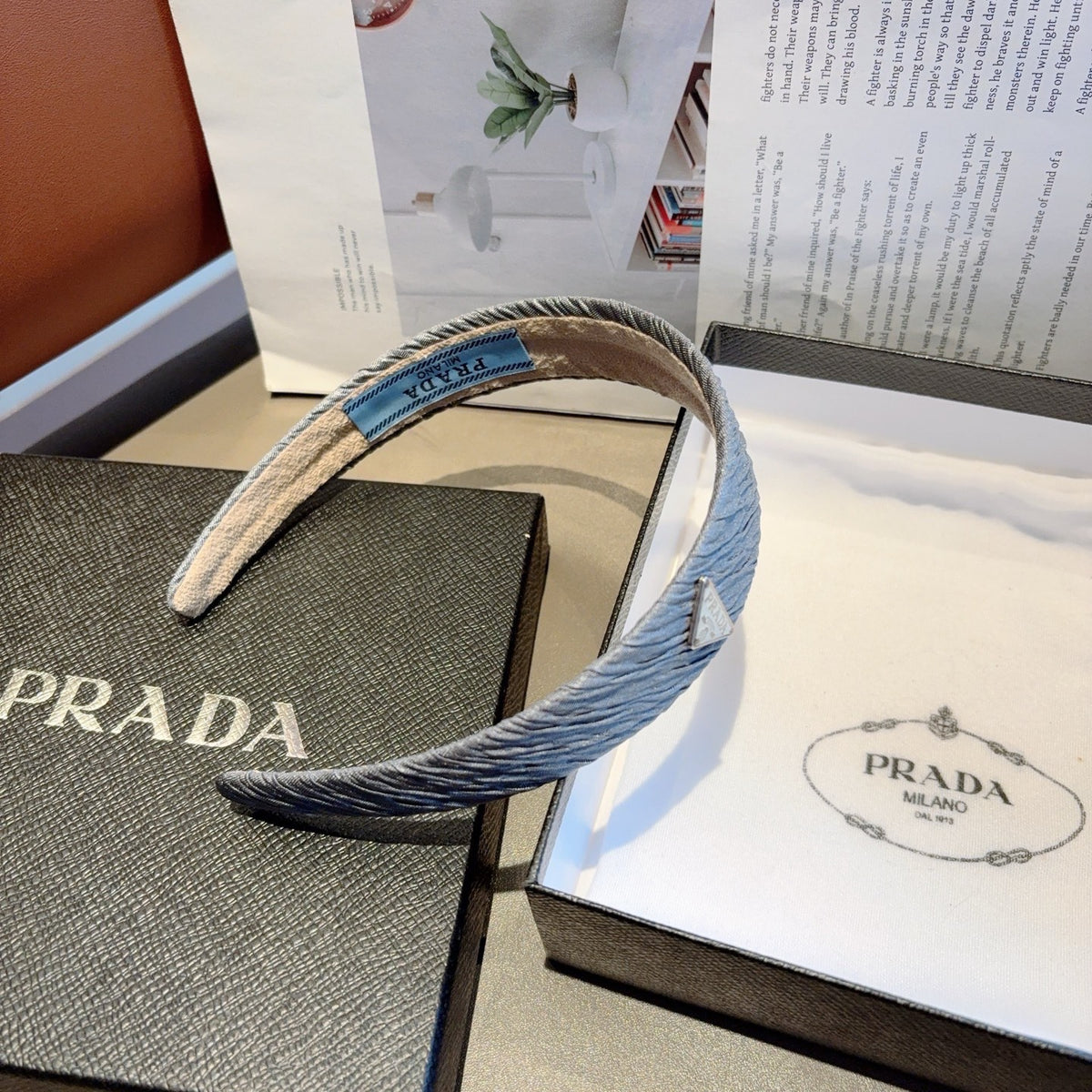 PRADA Logo Headband