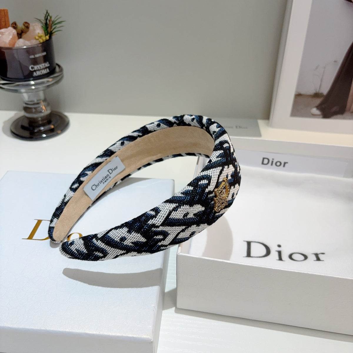 DIOR Logo Headband
