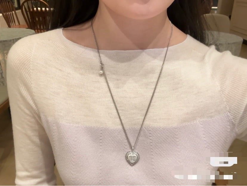 CHANEL Crystal Double-C Choker Necklace