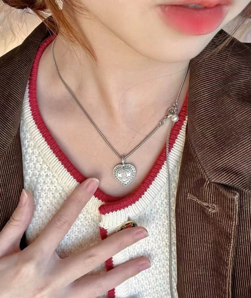 CHANEL Crystal Double-C Choker Necklace